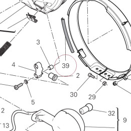 Rubber section 76412301A