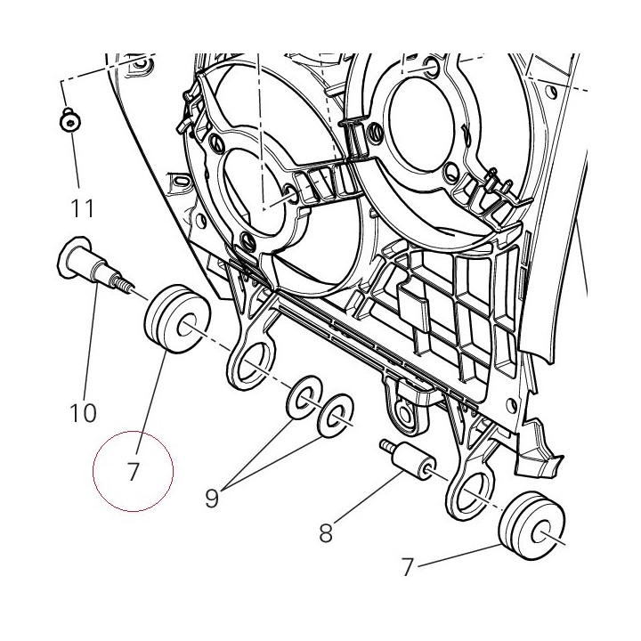 Vibration damper pad 76412351A