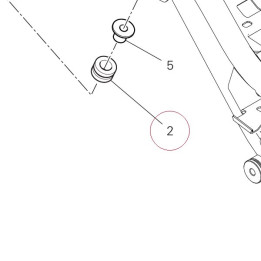Rubber pad 76412371A