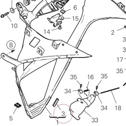 Rubber pad 76414331A