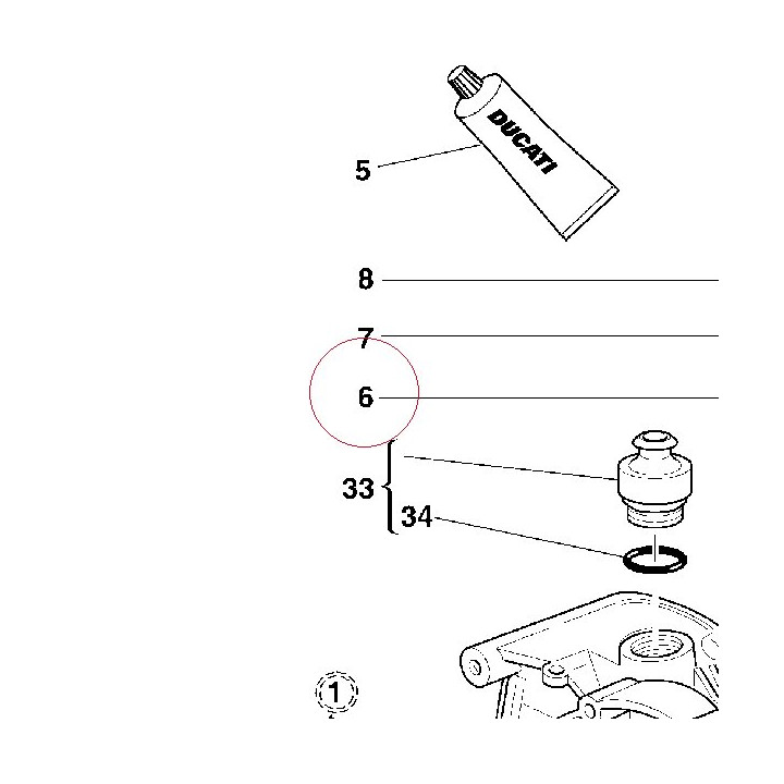 Stud bolt fastening head cylinder 76610271A