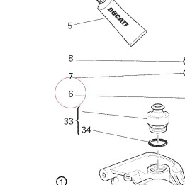 Stud bolt, head cylinder 76610601A