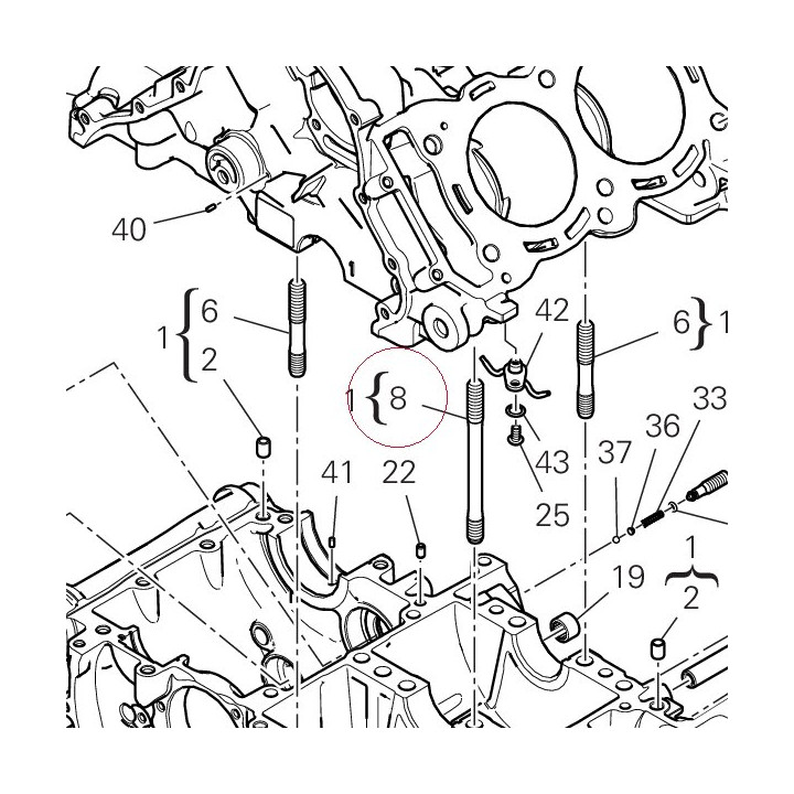 Stud bolt 76611241A