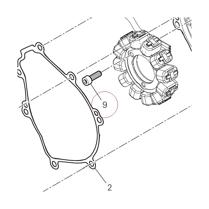 Screw tceif M6X22 77110461A