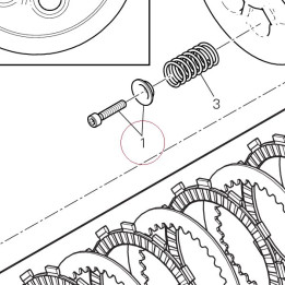 Screw+retainer 77110721A