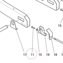 Screw tcei M3X8 77150048B