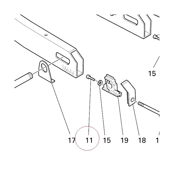 Screw tcei M3X8 77150048B
