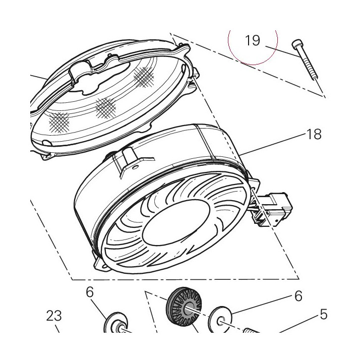 Screw tcei M4X30 8.8 77150273B