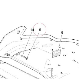 Screw M5X14 77150402B