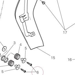 Screw tcei M5X25 77150458B