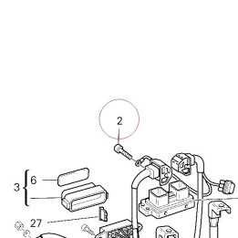 Screw tcei M6X35 77150721B