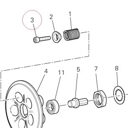 Screw tcei M6X35 77150728C