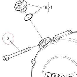 Screw tcei M6X80 77150818B