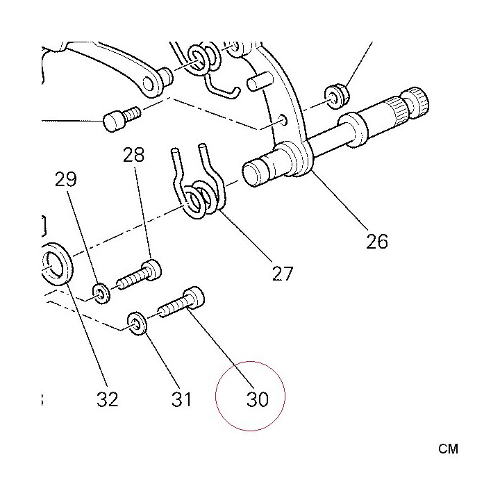 Screw tcei M8X20 77151238B