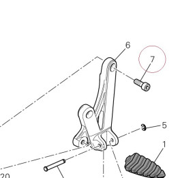 Screw tcei M8X22 8.8 77151243B