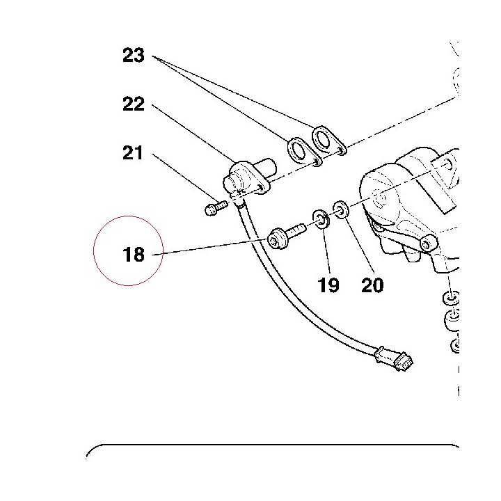 Screw M8X25 77151252C