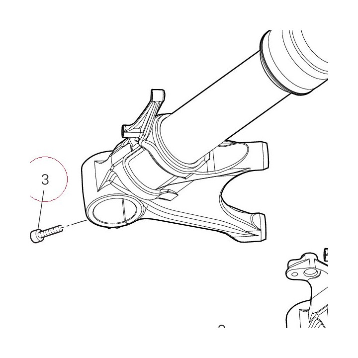 Screw M8X25 77151258C