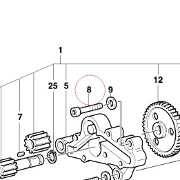 Screw M8X40 77151292B