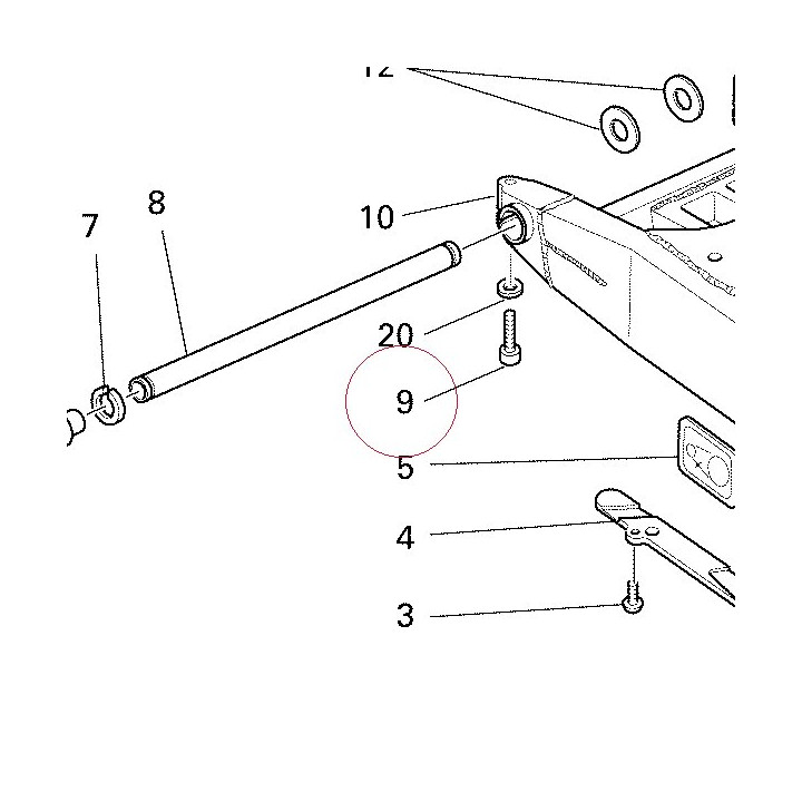 Screw M10X30 77151568B