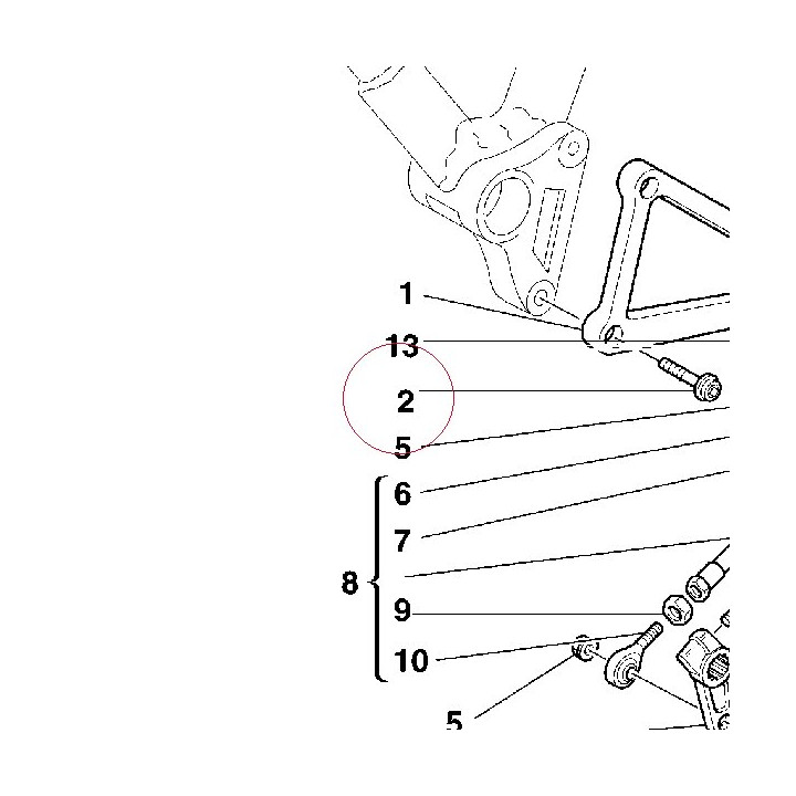 Screw M8X25 77157252B