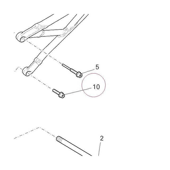 Screw tceif M8X40 77157298C
