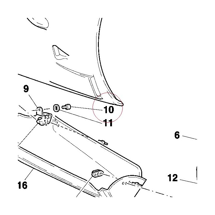 Screw M10X20 77157522B