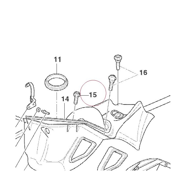 Screw, special 77210081A