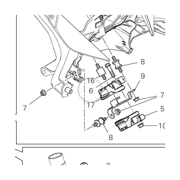 Screw tef M6X25 77210731A
