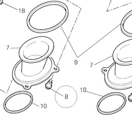 Screw tcei M5 77210851A