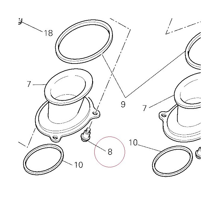 Screw tcei M5 77210851A
