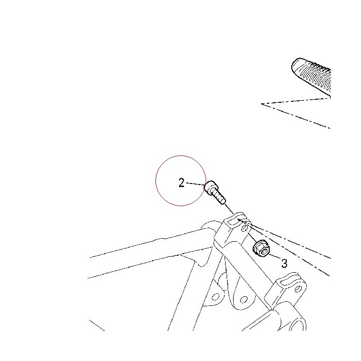 Screw tcei M8X25 77210873A