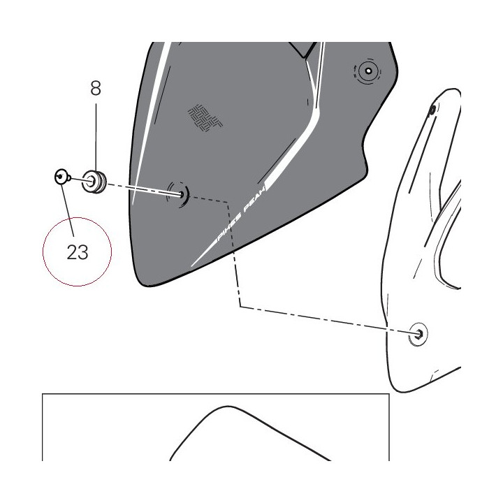 Screw tbei M5X12 77210881B