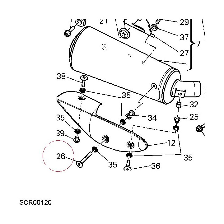 Screw tbei M6X30 77211011A