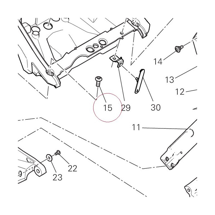 Screw, special 77211082B