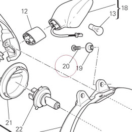Screw tbeif M5X18 77213203B