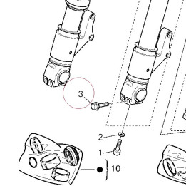 Screw tef M8X45 77250261B