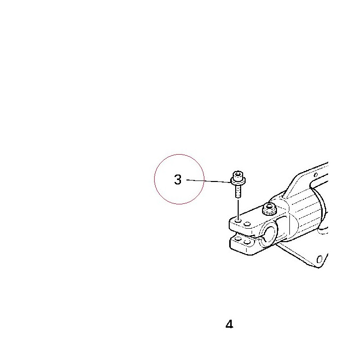 Screw tef M8X50 77250281AB
