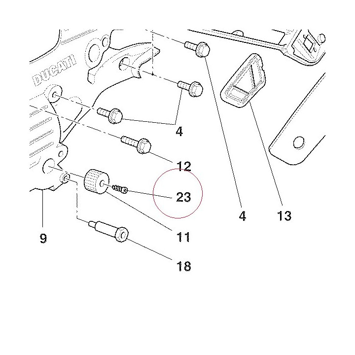 Screw, tapping, 3x16 77250351A