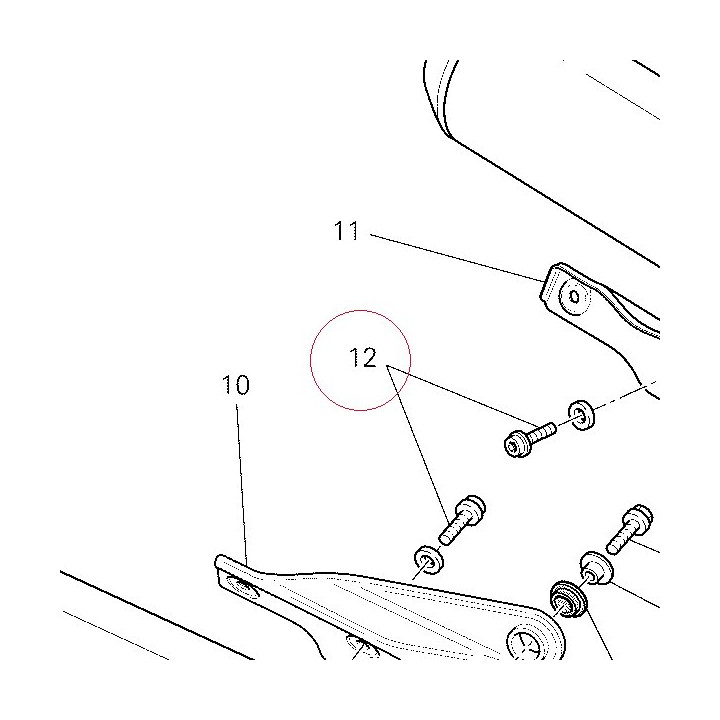 Screw tef M8X16 77250361AB