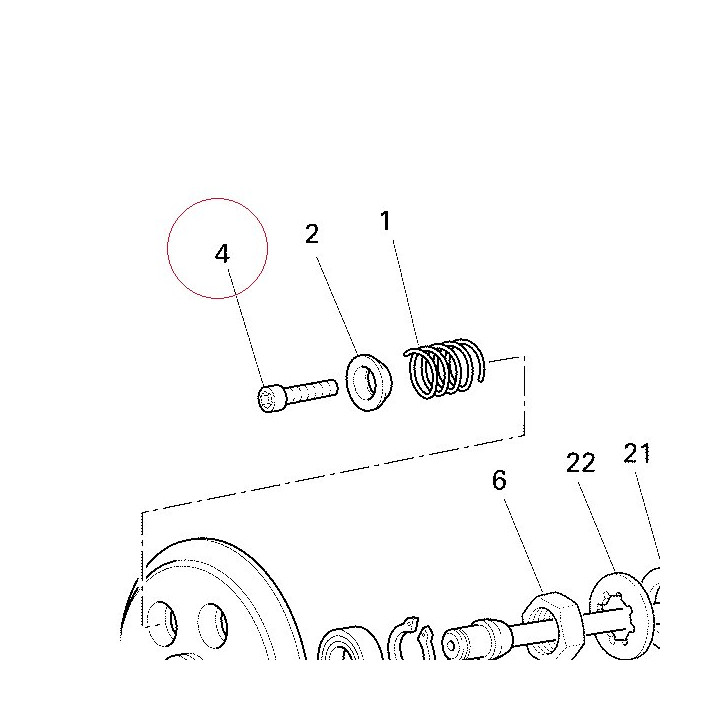 Screw tc M5X20 77340471A