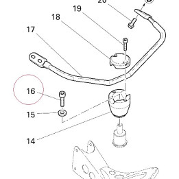 Screw tceir M6X25 77350698B