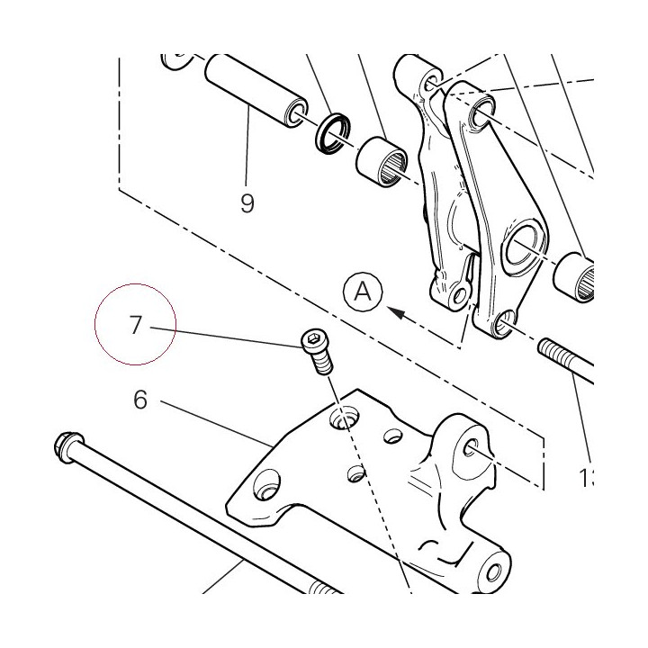 Screw M10X25 77351548C