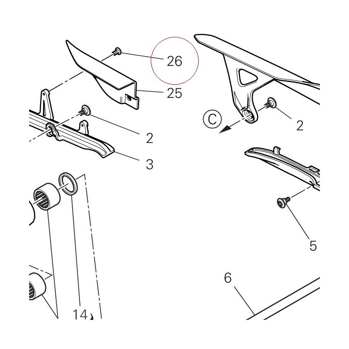Screw, tapping 5x9.5 77440081A