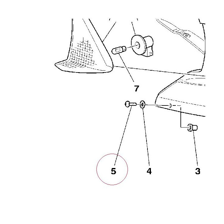 Screw M5X18 77510111A