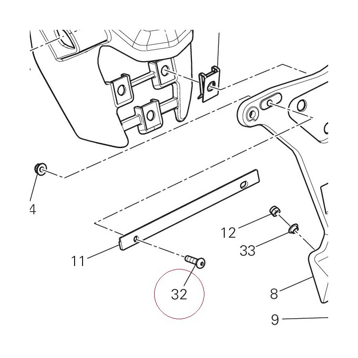 Screw tbei M5X20 77510111B