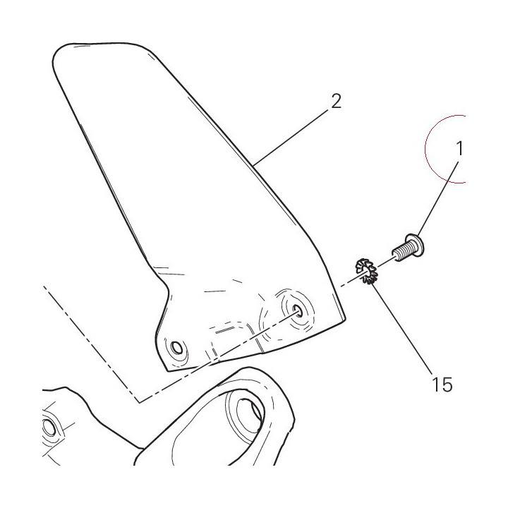 Screw tbei M5X10 77510511A