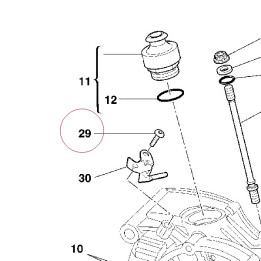 Screw tbei M8X10 77510622A