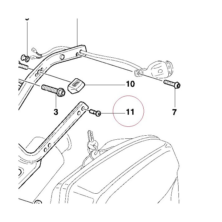 Screw, special 77540021A