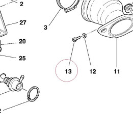 Screw tc M5X8 77650322A