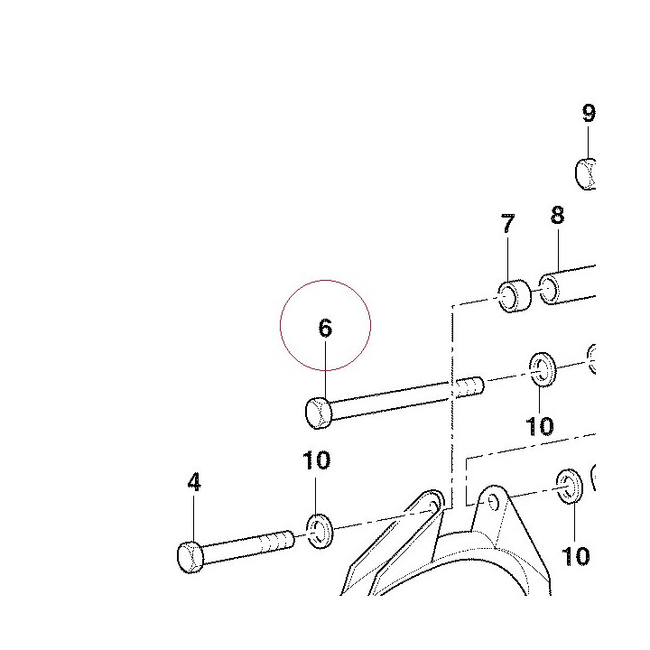 Screw M10X135 77910051A